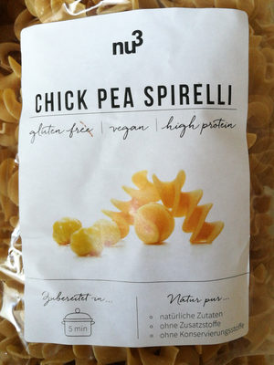 Nu3 Chick Pea Spirelli - 4260289447897