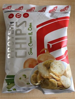 Got7 Nutrition Protein Chips Sour Cream & Onion - 4260353173509