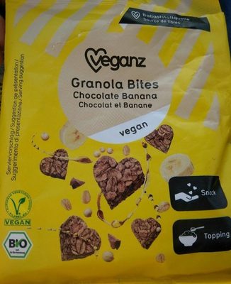Granola bites chocolat et banane - 4260402486987