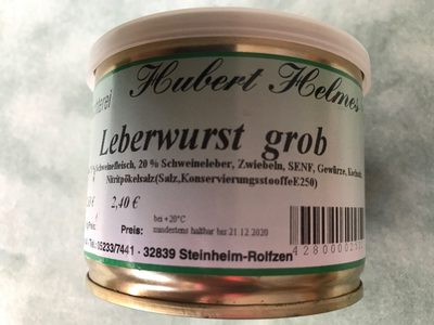 Leberwurst (grob) - 428000