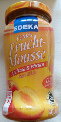 EDEKA Feines Fruchtmousse Aprikose & Pfirsich 300 g - 4311501342893