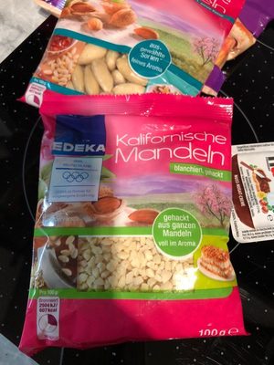 EDEKA Kalifornische Mandeln blanchiert, gehackt 100G - 4311501358504