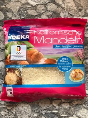 EDEKA Kalifornische Mandeln blanchiert, grob gemahlen 100G - 4311501358535