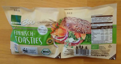 EDEKA Bio Finnisch-Toasties 4x 65 g - 4311501422960