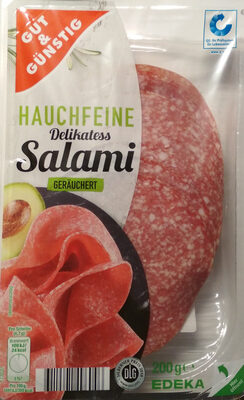 Hauchfeine Delikatess Salami geräuchtert - 4311501496046
