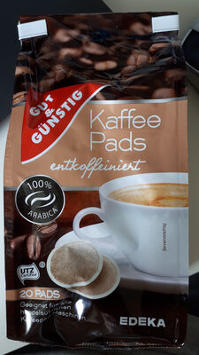 Gut & Günstig Kaffepads entkoffeiniert - 4311501630532