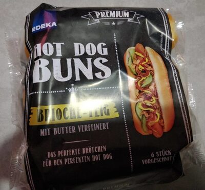 EDEKA Brioche Hot Dog Buns 6ST 270g - 4311501667231