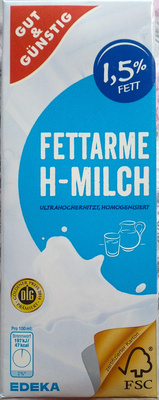 Fettarme H-Milch - 4311596409143