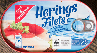 Herings Filets geteilt, in Tomatensauce - 4311596439478