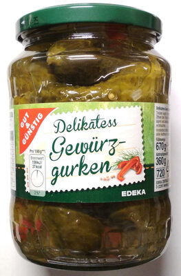 Delikatess Gewürzgurken - 4311596446117