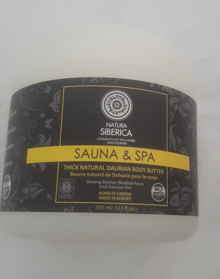 Sauna & Spa thick natural body butter - 4744183010505