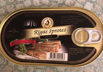 Rigas sprotes (sprot fume) - 4750616000593