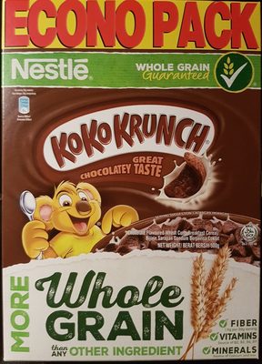 Koko Krunch Chocolate Flavoured Wheat Curls Breakfast Cereal 500G - 4800361292382