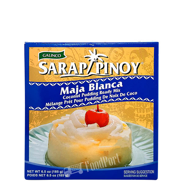 Galinco, sarap pinoy, maja blanca coconut pudding mix - 4800552169066