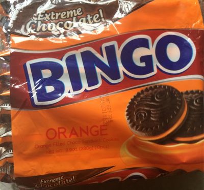 Bingo Sandwich Cookies Choco-orng 28G - 4807770100536