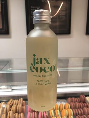 Jax Coco Natural Coconut Water Glass 250ml x 24 - 4897042280080