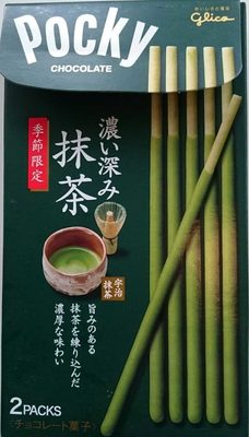 Glico Pocky Green Tea Matcha Biscuit Stick 2.22 Oz - 4901005510685