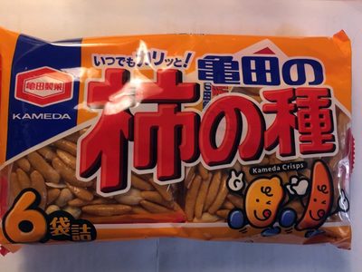 Kamedaseika Kaki No Tane Rice Crackers 6 Packs - 4901313192047