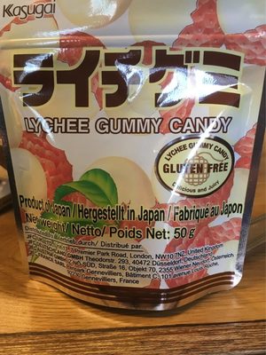 Lichi Gummy Candy - 4901326040311