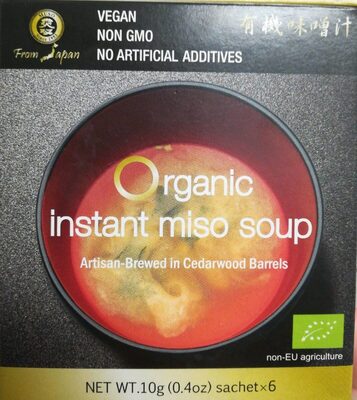 Organic instant miso soup - 4958325900009