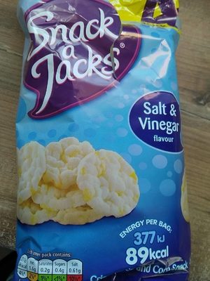 Snack A Jacks Salt And Vinegar 4 Pack - 5000108028024