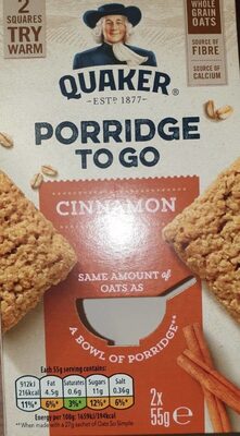 Quaker porridge to go - 5000108740285