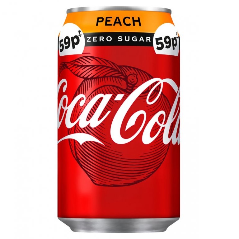 Coca-Cola Zero Peach - 5000112640199