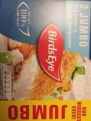 Birds Eye Jumbo Fish Fillets In Crumb X2 - 5000116109470