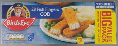 28 Fish Fingers Cod - 5000116112043