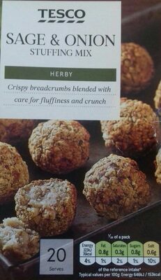 Sage & Onion Stuffing Mix - 5000119557032