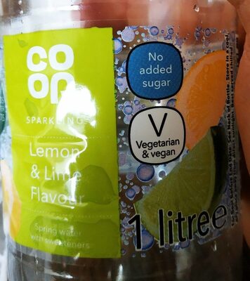 Coop sparkling lemon Lime Flavour - 5000128648752