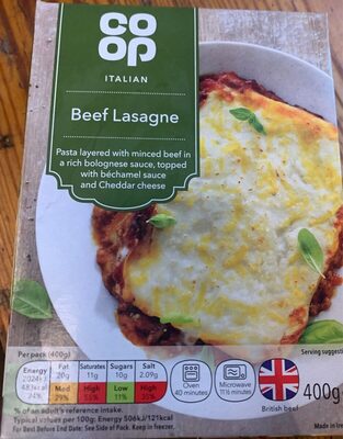 Beef Lasagne - 5000128980876