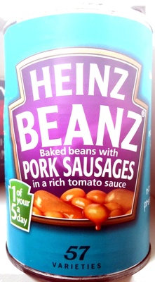 Heinz Beanz with Pork Sausages - 5000157025272