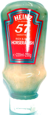 Heinz 57 Horseradish - 5000157074188