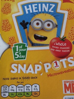 Heinz Minions Duo Pot Pasta 2 X - 5000157076588