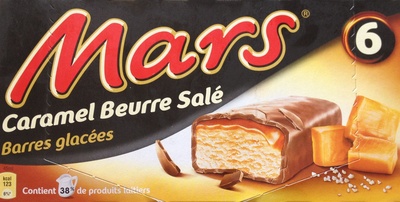 Mars Caramel beurre salé Barres glacées - 5000159443753