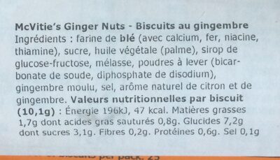 Mcvities Ginger Nuts 150G - 5000168199719