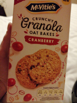 McVitie's Crunchy Granola Cranberry - 5000168214177