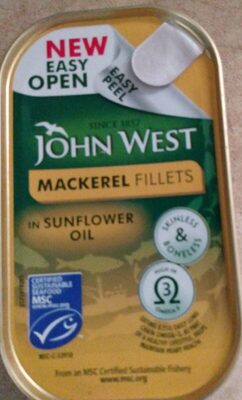John West mackerel fillets - 5000171058478