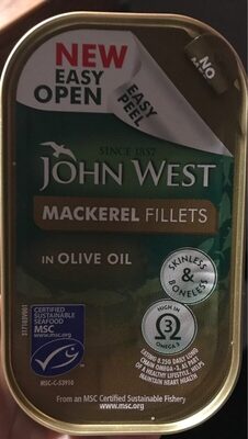 Mackerel fillet in olive oil - 5000171058485