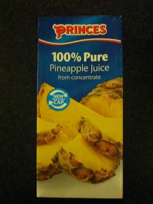 100% pure pineapple juice from concentrate - 5000232171504