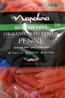Organic red lentil penne - 5000232899774