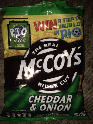 Mc Coy's Cheddar and onion - 5000237048085