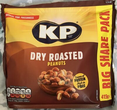 KP Dry Roasted Peanuts - 5000237127346
