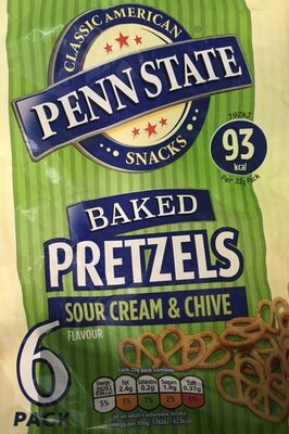 Baked pretzels sour cream and chive - 5000237128770