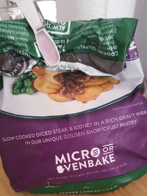 Steak and kidney pie - 5000242451542