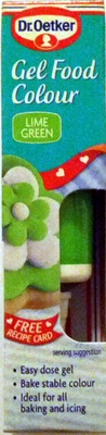 Gel Food Colour Lime-Green - 5000254018993