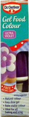 Gel Food Colour Ultra-Violet - 5000254019006