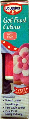 Gel Food Colour Hot-Pink - 5000254019020
