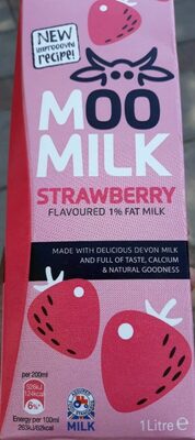 Moo Milk Strawberry - 5000316000249